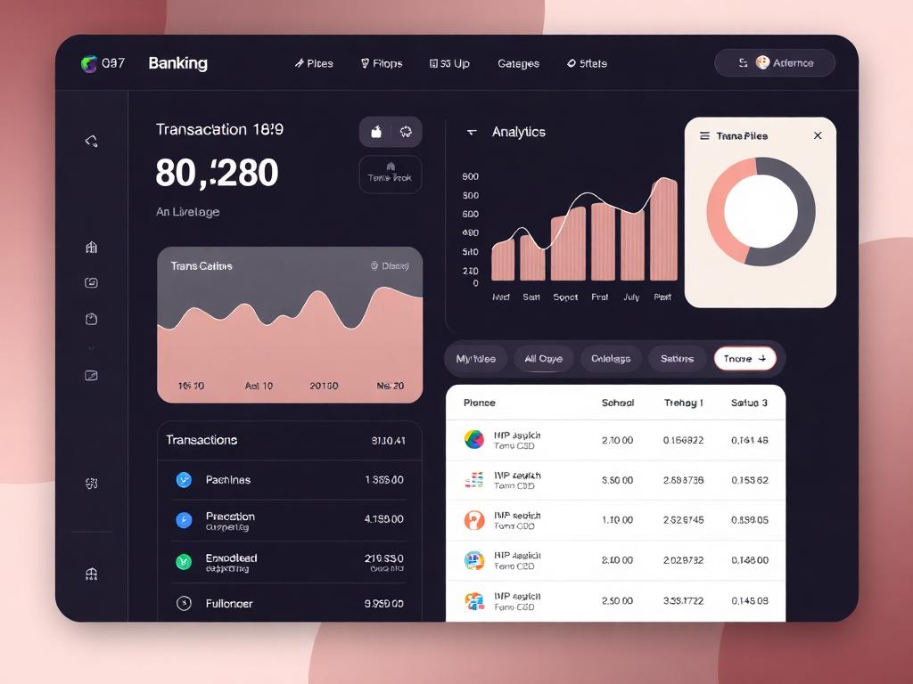 Modern Digital Banking Interface