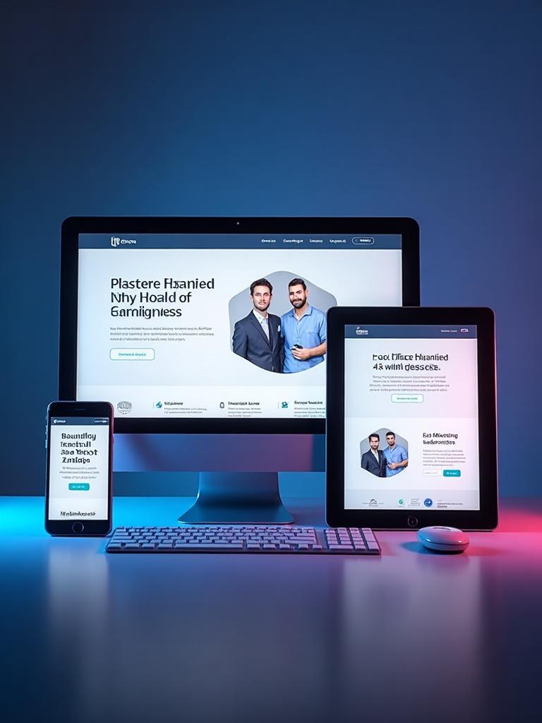 Responsive web design across devices